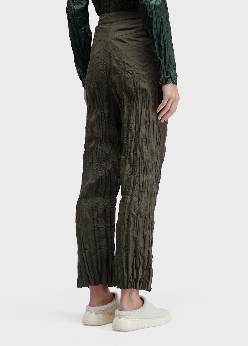 CALCA WRINKLED SATIN TRICOLINE