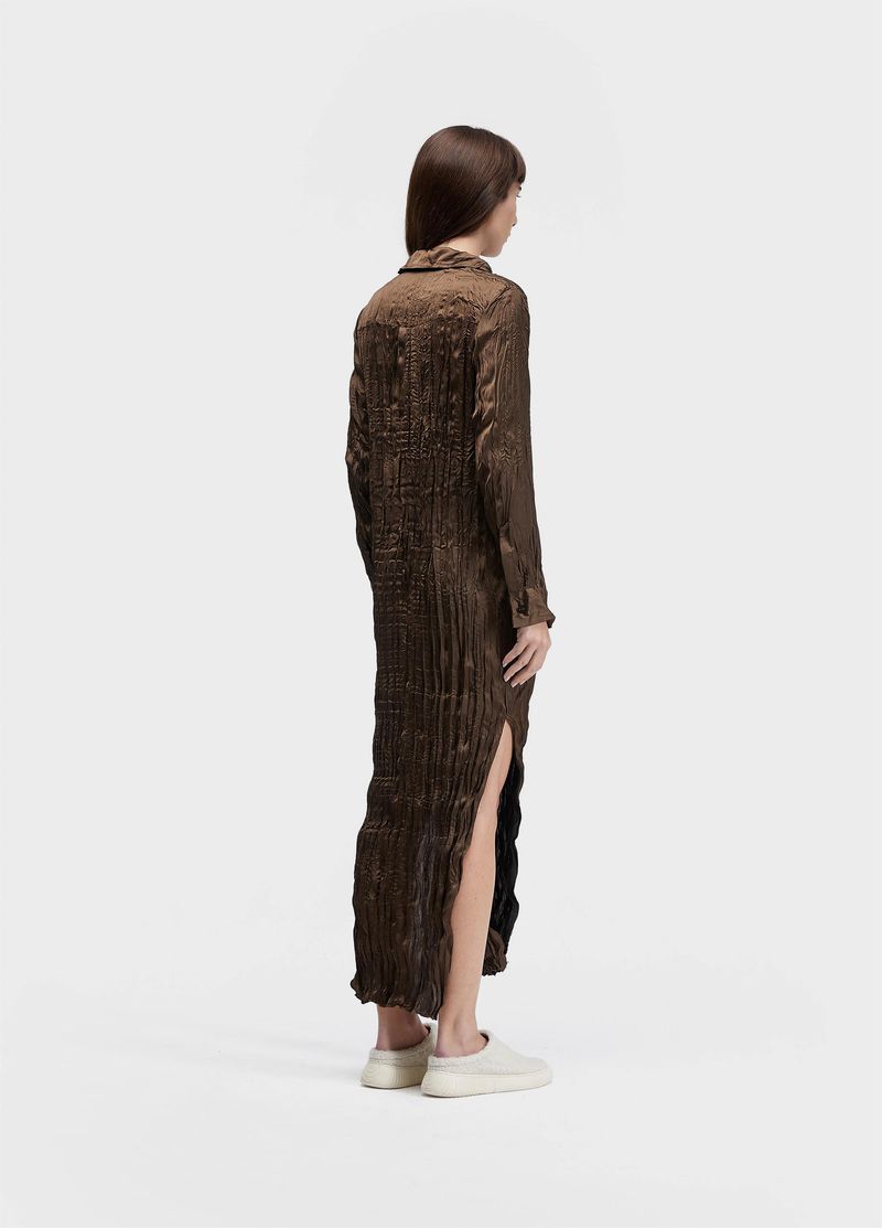 CHEMISE WRINKLE SATINE DOUBLE FACE