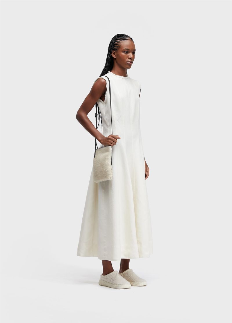 VESTIDO SLEEVELESS PESPONTOS LINEN