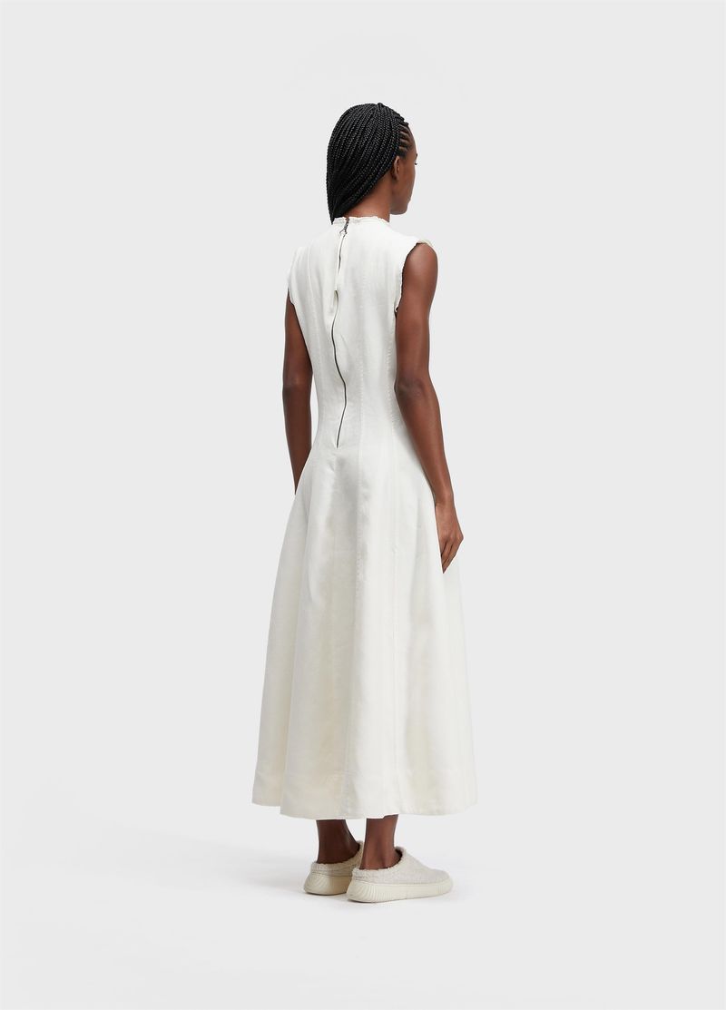 VESTIDO SLEEVELESS PESPONTOS LINEN