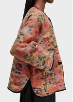CASACO DOUBLE ROSEIRA JACQUARD