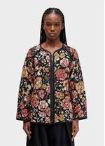 CASACO DOUBLE ROSEIRA JACQUARD