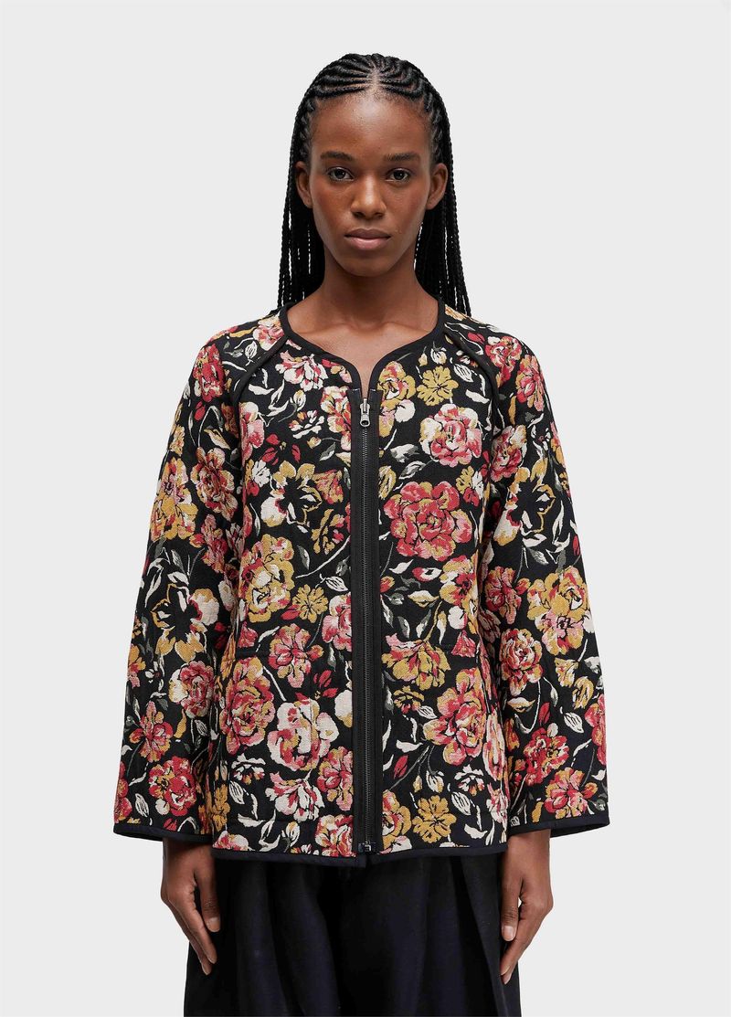 CASACO DOUBLE ROSEIRA JACQUARD