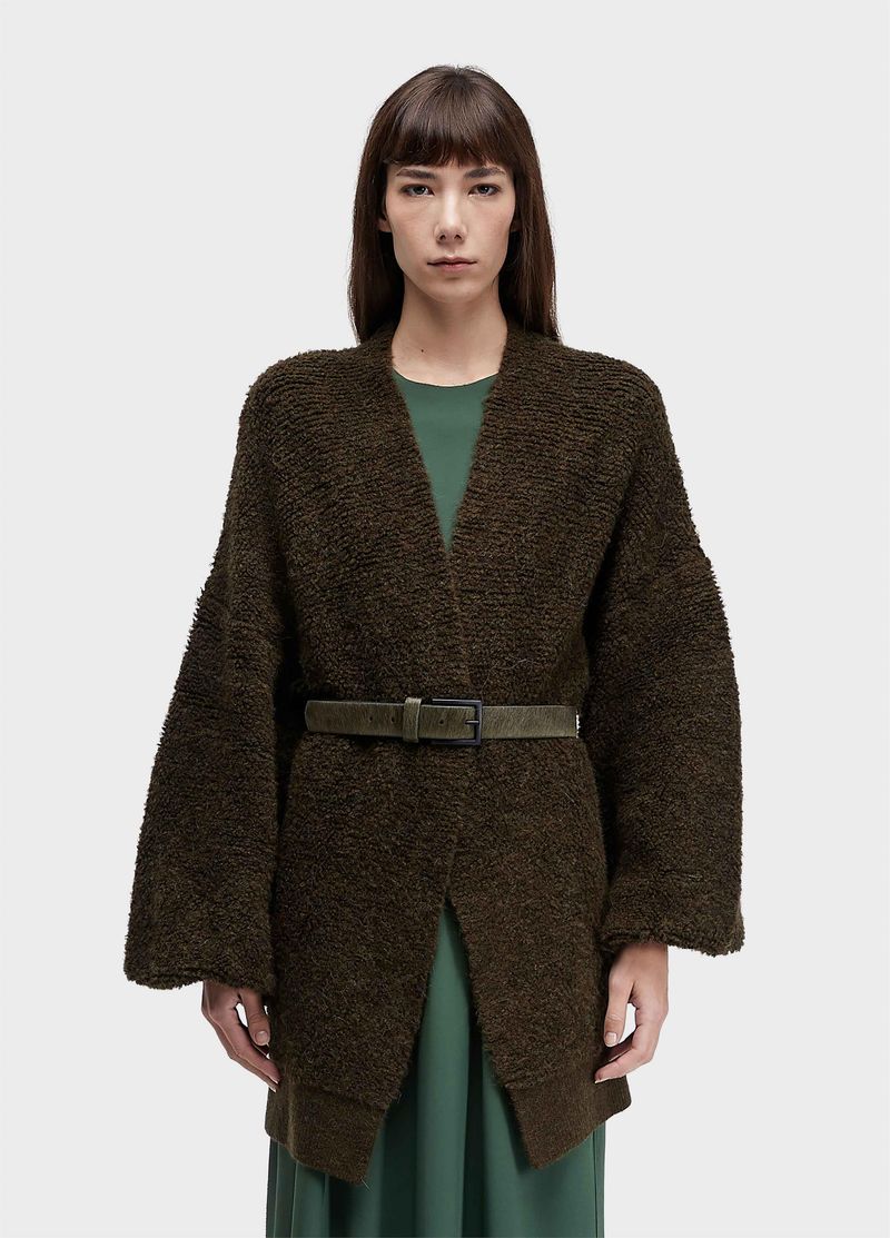 MAXI CARDIGAN TRICOT TEXTURA