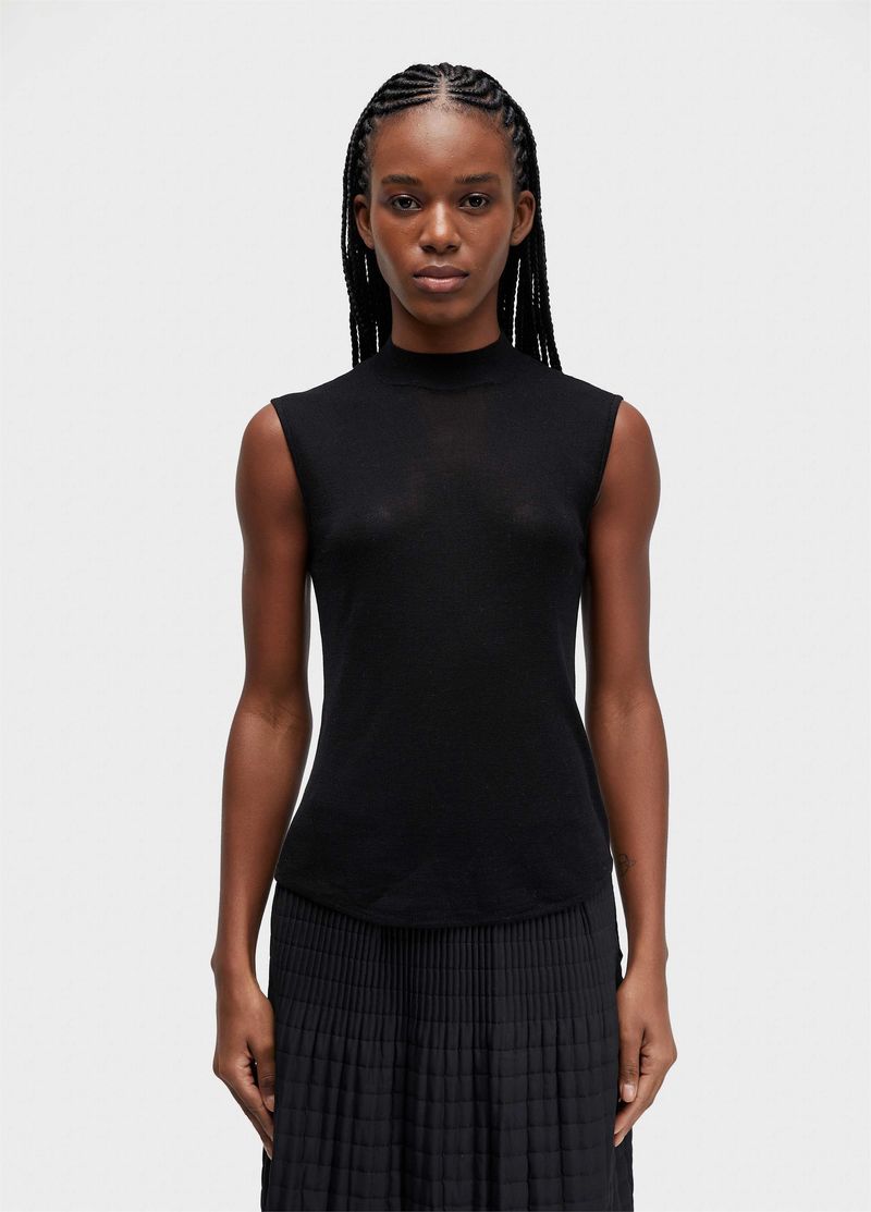 BLUSA SLEEVELESS TRICOT MANGUINHA