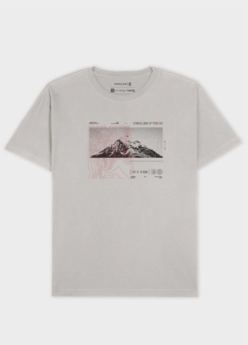 T SHIRT REGULAR VINTAGE TRKK GEOMETRY MC