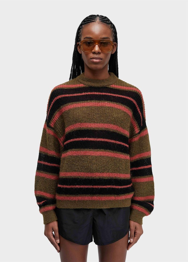 SWEATER OVER TRICOT LISTRAS