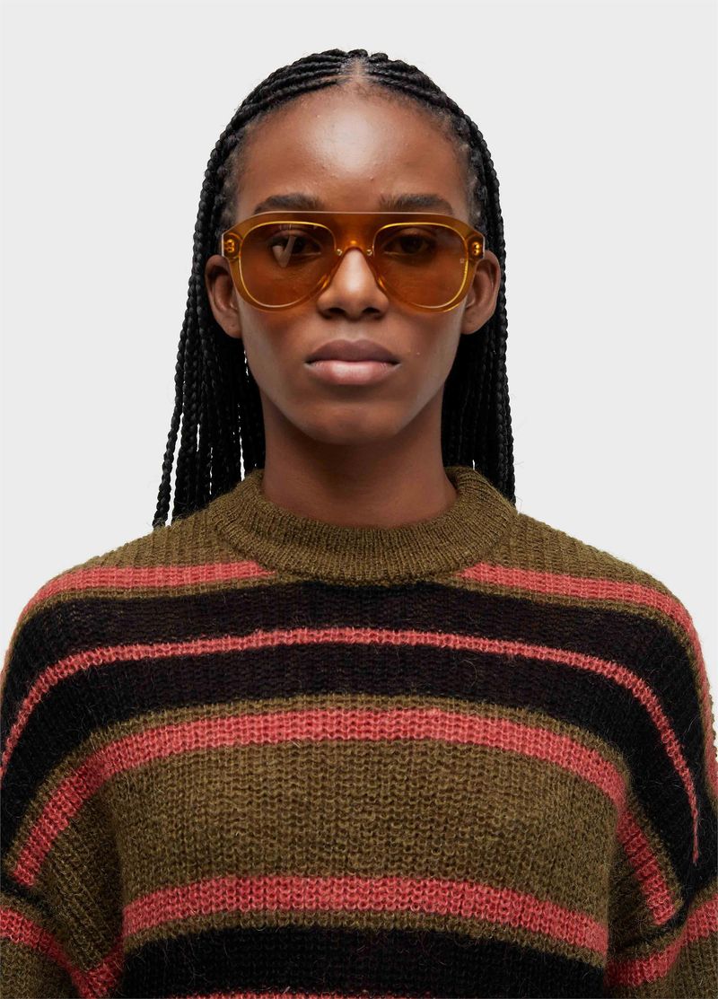 SWEATER OVER TRICOT LISTRAS