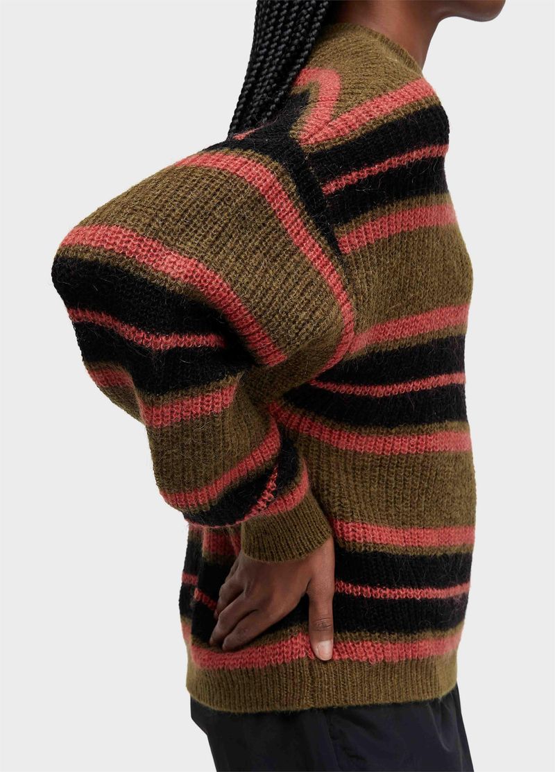 SWEATER OVER TRICOT LISTRAS