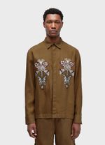 CAMISA LINEN BORDADO CABINET