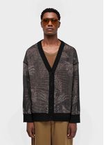 CARDIGAN JACQUARD BOTANIQUE