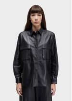 CAMISA ML RECORTE COURO