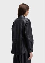 CAMISA ML RECORTE COURO