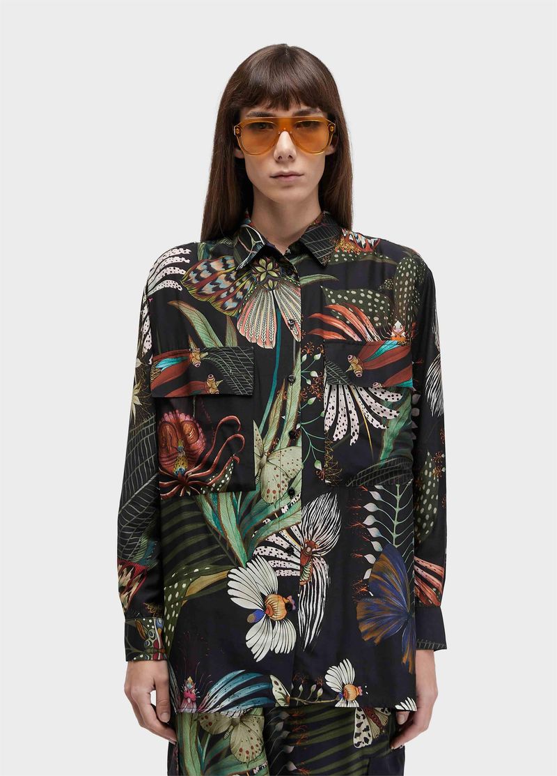 BLUSA ML BOLSOS BOTANIQUE