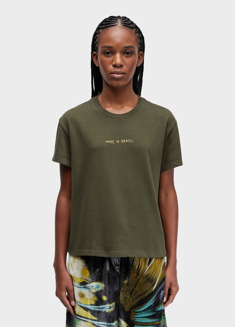 TSHIRT MADE IN BRAZIL BORDADO