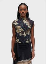 BLUSA SLEEVELESS PLISSE FLORAL