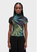 BLUSA MC PIXEL BUTTERFLY TEX