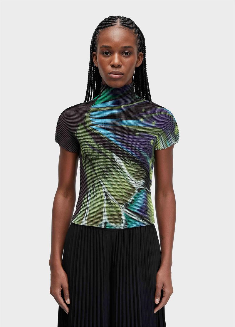 BLUSA MC PIXEL BUTTERFLY TEX