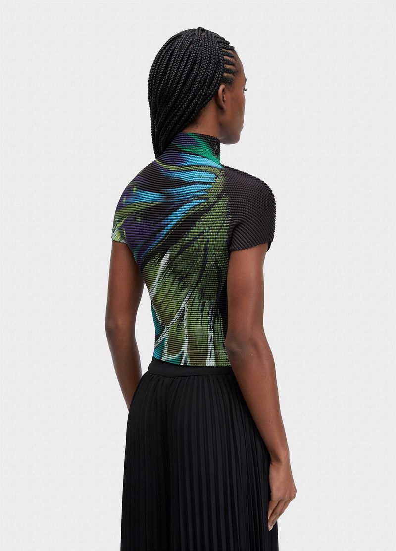 BLUSA MC PIXEL BUTTERFLY TEX