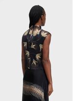 BLUSA SLEEVELESS PLISSE FLORAL