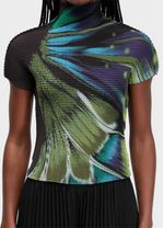 BLUSA MC PIXEL BUTTERFLY TEX