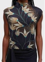 BLUSA SLEEVELESS PLISSE FLORAL