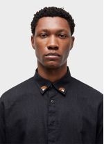 CAMISA LINEN FLORAL TRAMA ML