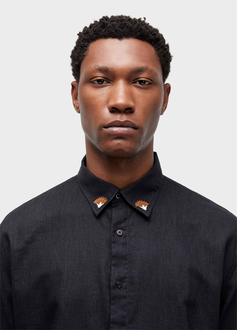 CAMISA LINEN FLORAL TRAMA ML