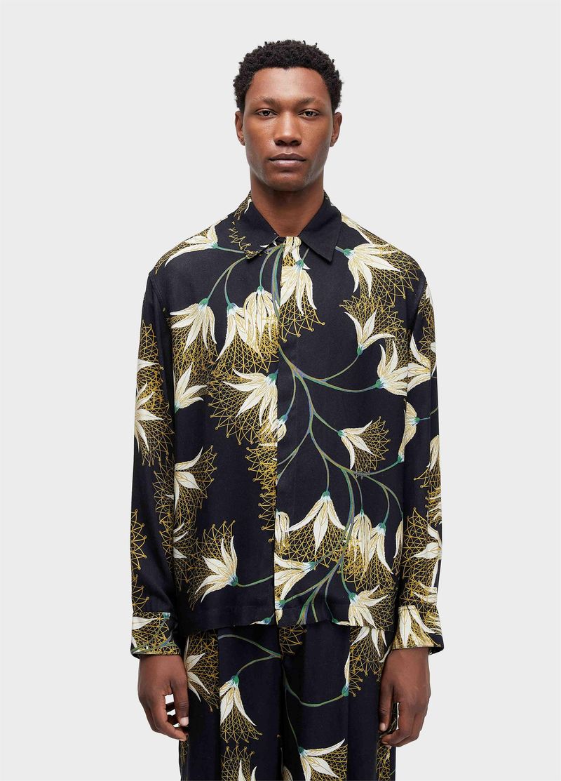 CAMISA FLORAL TRAMA ML