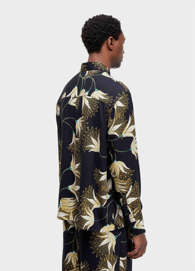 CAMISA FLORAL TRAMA ML