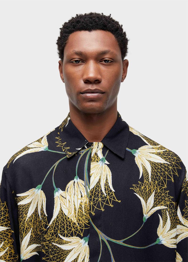 CAMISA FLORAL TRAMA ML