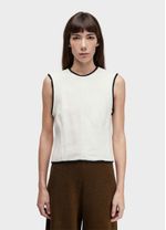 BLUSA SLEEVELESS COTTON TEXTURE