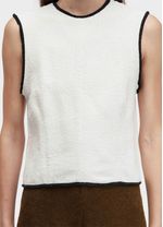 BLUSA SLEEVELESS COTTON TEXTURE