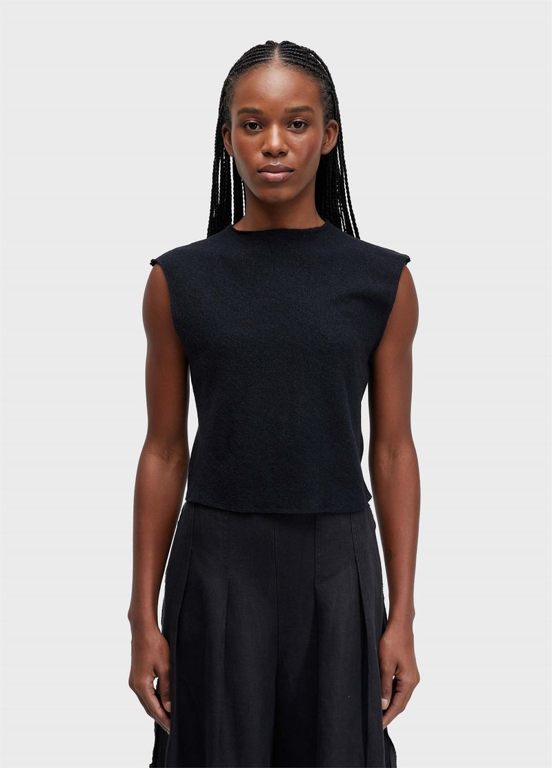 SLEEVELESS FEM WOOL