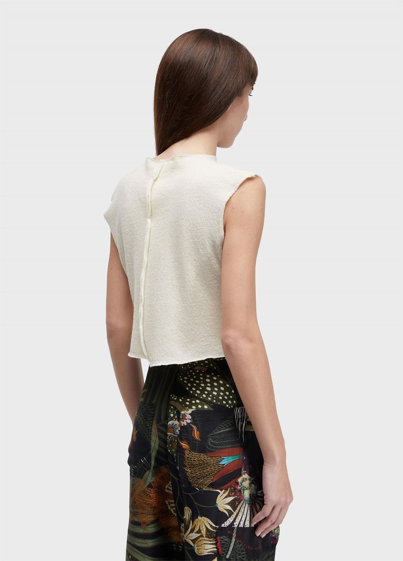 SLEEVELESS FEM WOOL