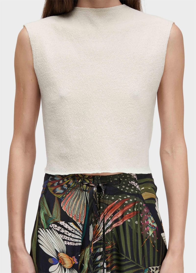 SLEEVELESS FEM WOOL
