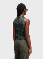 BLUSA SLEEVELESS WINKLE TRICOLINE SATIN