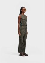BLUSA SLEEVELESS WINKLE TRICOLINE SATIN