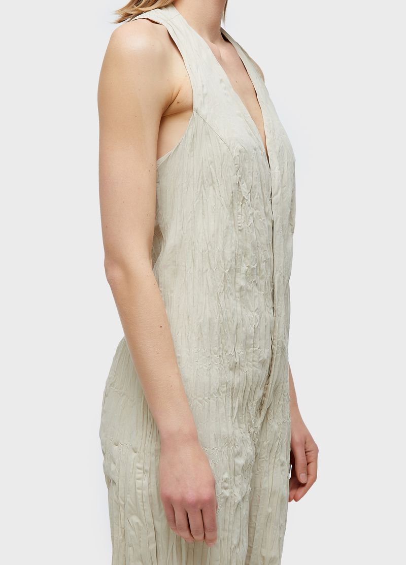 MACACAO COLETE TRICOLINE WRINKLED