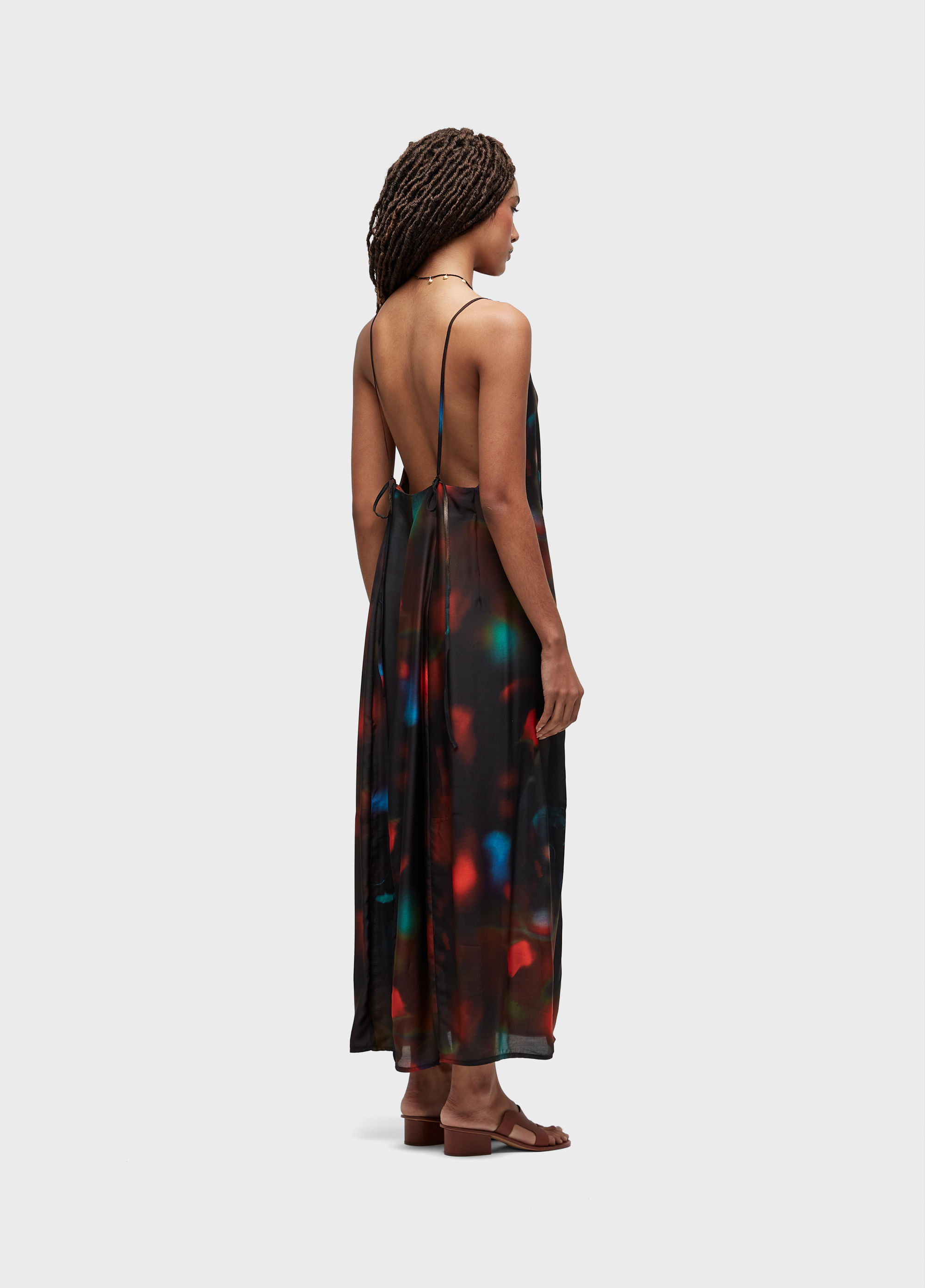 Vestido baloon rose blur