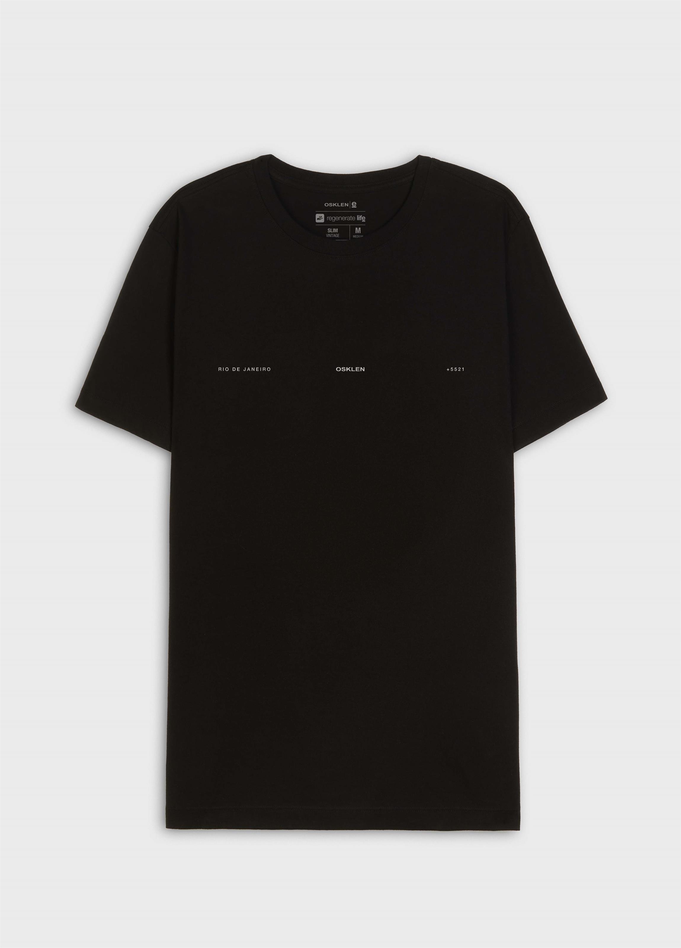 T-shirt slim vintage minimal