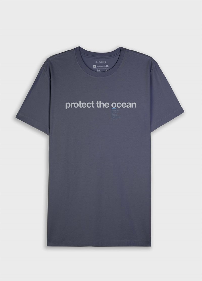 T shirt Slim Vintage The Ocean