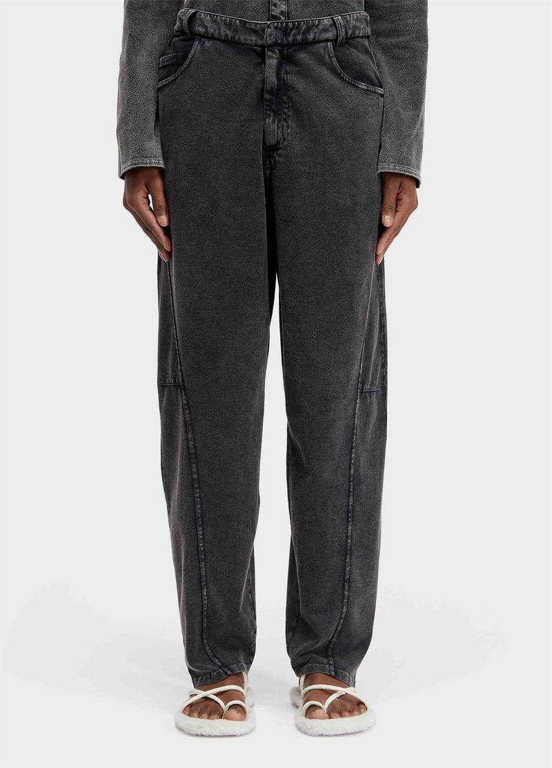 CALCA FEM MARMORIZADO BLACK