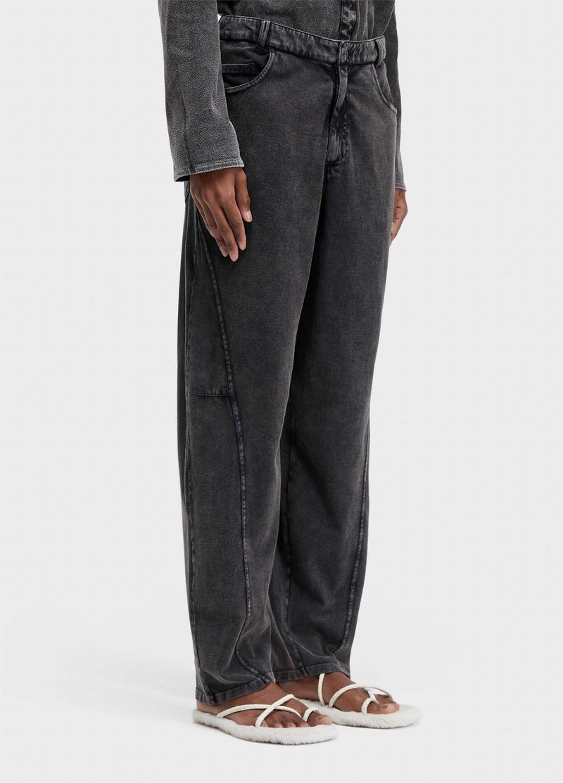 CALCA FEM MARMORIZADO BLACK