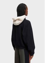 CASACO FEM BICOLOR MOLETOM ECO