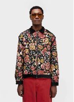 JAQUETA BOMBER VELVET ROSEIRA JACQUARD