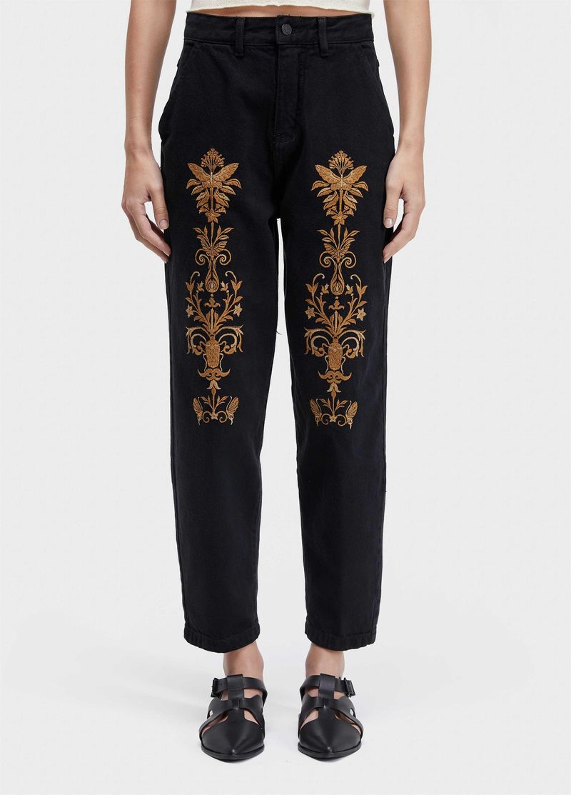 CALCA BORDADO BORBOLETA