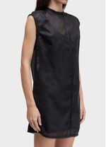 VESTIDO CURTO SLEEVELESS ORGANDI