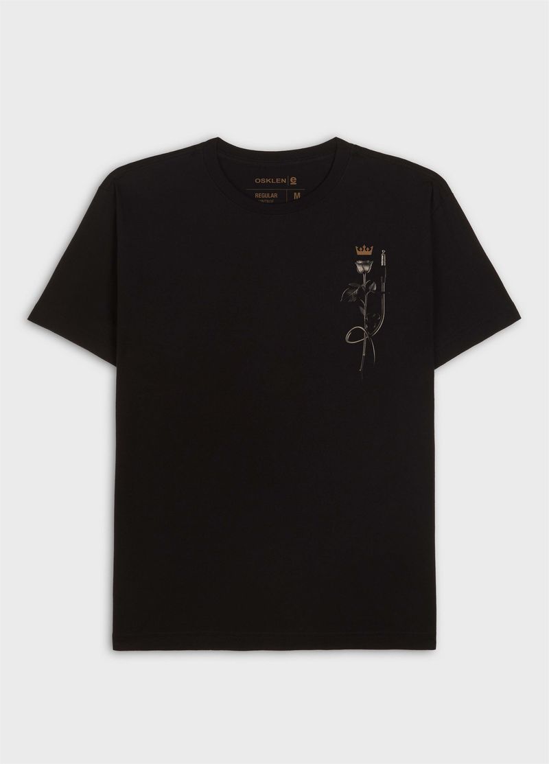 T SHIRT REGULAR VINTAGE ROSE ROCK