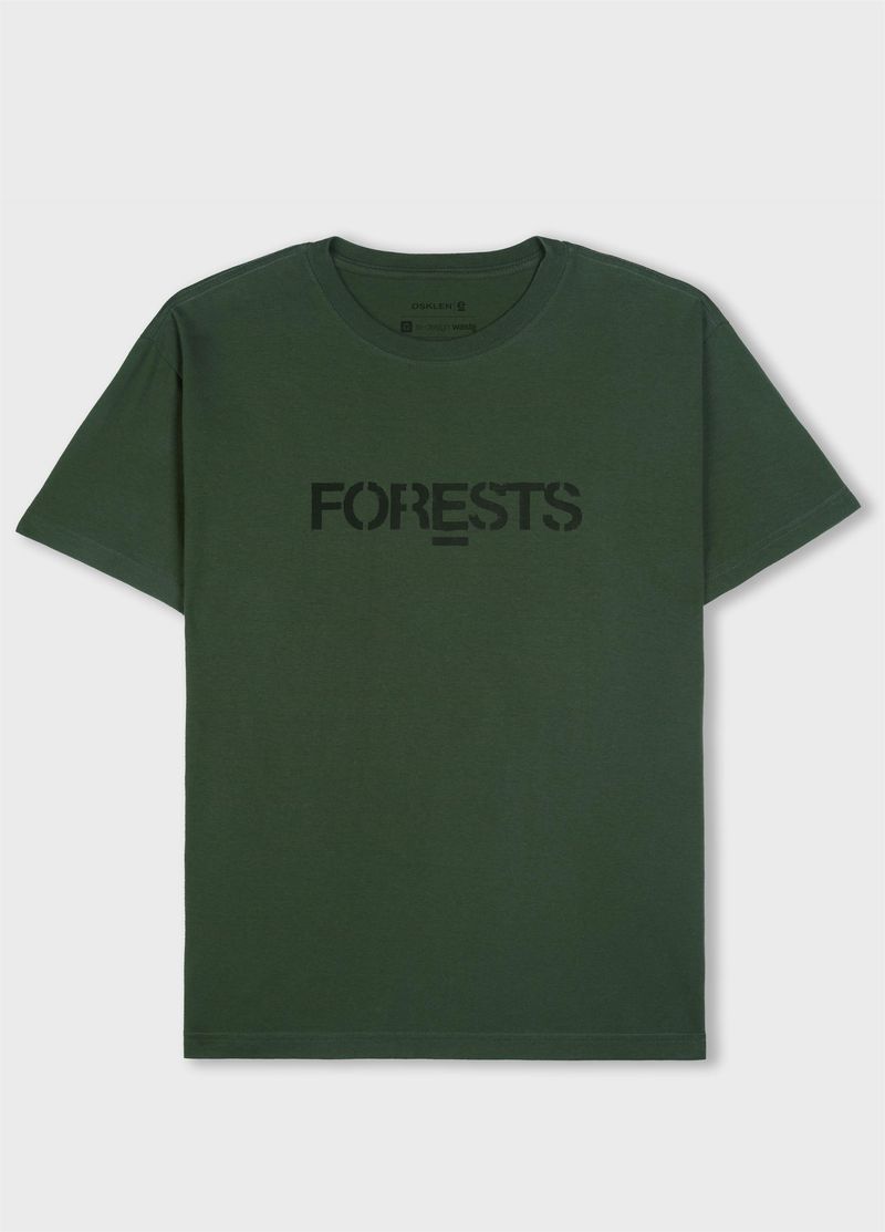 T SHIRT REGULAR VINTAGE FOREST STENC